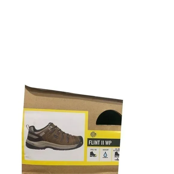 NWB Men's Low Steel Toe Hiker Keen Flint II 9.5 Wide